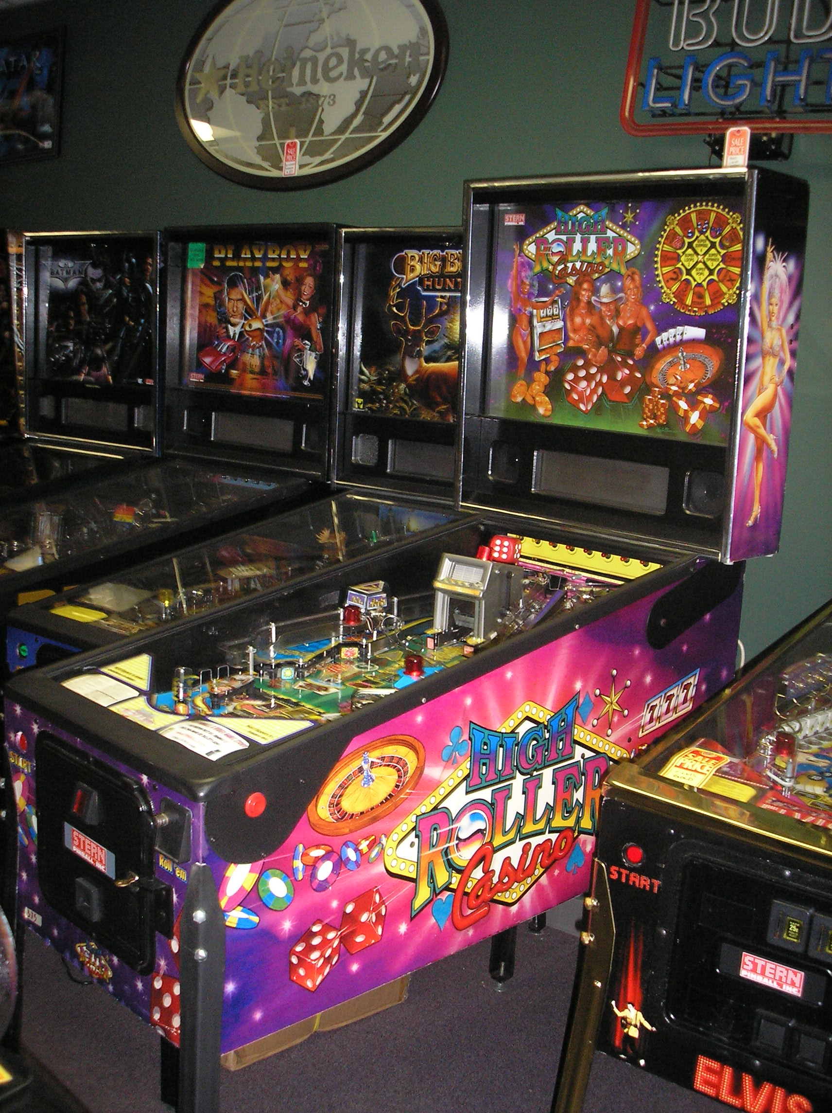 High Roller Casino Pinball Machine FLYER Original NOS Stern Promo Artwork 2001 
