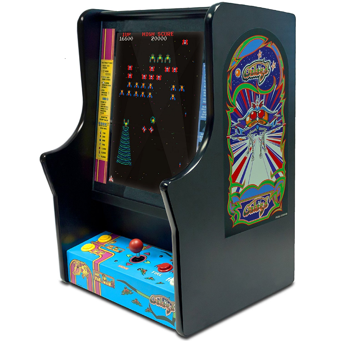 Ms Pac Man Pacman And Galaga Bartop Countertop Home Arcade