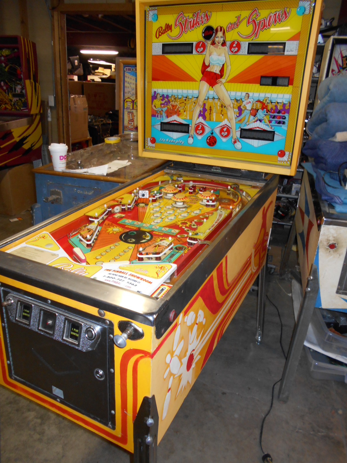 Free Shipping Sites >> STRIKES AND SPARES Pinball Machine Game for sale by BALLY ... Free Shipping Sites >> STRIKES AND SPARES Pinball Machine Game for sale by BALLY ...