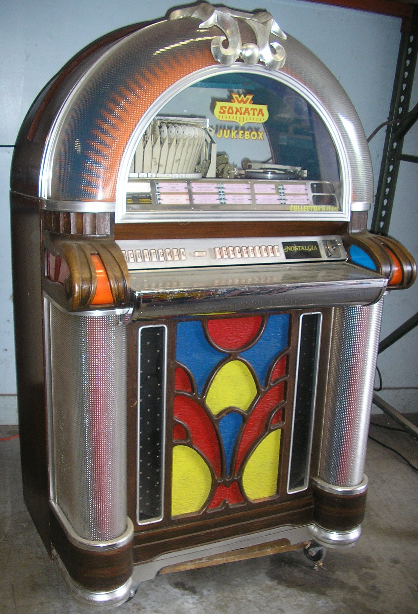 WURLITZER SONATA 1050 Jukebox for sale - PLAY'S 45's ... crane schematics 