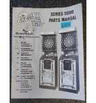 ARACHNID ENGLISH MARK DARTS Arcade Game PARTS MANUAL #6708 