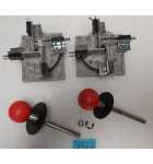 ARCADE LEAF-SWITCH JOYSTICKS 2 WAY 4 WAY 8 WAY - Set of 2 #5422 - AS IS