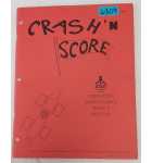 ATARI CRASH 'N SCORE Arcade Game Operation, Maintenance & Service Manual #6309 