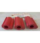 Arcade Game GUN NOZZLE RUBBER PROTECTORS - Lot of 3 (2301)