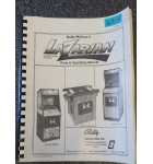 BALLY LAZARIAN Arcade Game PARTS & OPERATING MANUAL #6718