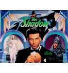 BALLY THE SHADOW Pinball Machine Translite #31-1357-50032 (2493) 