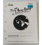 BALLY THE SHADOW Pinball OPERATIONS MANUAL #6233