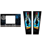 BALLY TWILIGHT ZONE Pinball Machine 3 piece Decal Set (2486)