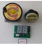 BENCHMARK Redemption Game CRANE DISPLAY Board, ROTATE CONTROL & DROP CLAW Button (2319) 