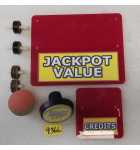 BENCHMARK SLAM-A-WINNER Redemption Game PLASTICS, BUTTON, BALL, 4 ROLLERS #9366 