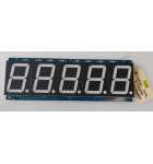 BENCHMARK WHEEL DEAL / RED HOT / X-TREME Ticket Redemption Arcade Game SCOREBOARD #BA5DD-010-C (7288) 