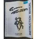 CAPCOM STREET FIGHTER Arcade Game INSTRUCTION MANUAL #6505  