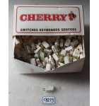 CHERRY D44L-R1AA Switch; Snap Action; SPDT; NO/NC; Button Actuator; Silver Alloy; 10A; 250VAC; QC 