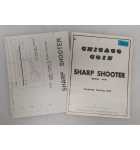 CHICAGO COIN SHARP SHOOTER Arcade Game PARTS CATALOG & SCHEMATIC #7673
