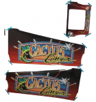 CHICAGO GAMING CACTUS CANYON Pinball Machine 3 pc DECAL SET #7935