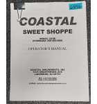 COASTAL SWEET SHOPPE MODEL 201B Arcade Game OPERATOR'S Manual #6856  