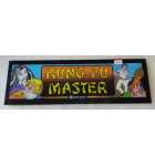 DATA EAST KUNG FU Arcade Game Plexiglass HEADER (2264) 