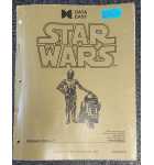 DATA EAST STAR WARS Pinball Machine MANUAL #6769 