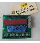 DIXIE NARCO ECC 2145 EARLY 5591 Cold Beverage Vending Machine DIGITAL DISPLAY Board #7289
