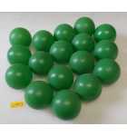 FIVE STAR REDEMPTION RAPTOR CAPTOR Redemption Arcade Game LOT of 17 GREEN PLASTIC BALLS #6993 