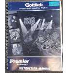GOTTLIEB BIG HOUSE Pinball Machine INSTRUCTION Manual #6458  