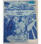 GOTTLIEB BUCK ROGERS Pinball Machine INSTRUCTION Manual #6472 