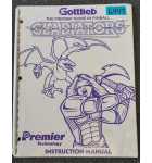 GOTTLIEB GLADIATOR'S Pinball Machine Instruction Manual #6447  