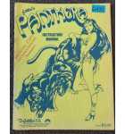 GOTTLIEB PANTHERA Pinball Game INSTRUCTION Manual #6431