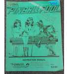 GOTTLIEB PINBALL POOL Pinball Machine INSTRUCTION Manual #6463  