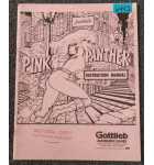 GOTTLIEB PINK PANTHER Pinball Game INSTRUCTION Manual #6442 