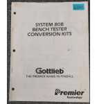 GOTTLIEB Pinball 80B BENCH TESTER CONVERSION KITS Manual #6541 for sale