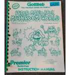 GOTTLIEB SUPER MARIO BROS. MUSHROOM WORLD Pinball Game INSTRUCTION Manual #6428 