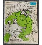 GOTTLIEB THE INCREDIBLE HULK Pinball Game INSTRUCTION Manual #6427  