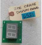 ICE CRANE Redemption Arcade Game DISPLAY Board #6521 