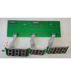 ICE CRAZY HOOP Arcade Game DISPLAY BOARD Set #7803