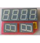ICE MAJOR LEAGUE BASEBALL Arcade Game DISPLAY Boards - Lot of 6 #8444 