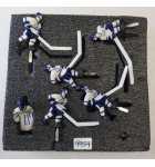ICE Super Chexx Dome Bubble Hockey TORONTO MAPLE LEAFS AWAY (WHITE) TEAM MEN Set #9954