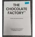 ICE THE CHOCOLATE FACTORY Crane Arcade Game OWNER'S and SERVICE Manual #6848  