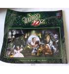 JERSEY JACK Pinball WIZARD OF OZ MYLAR TRANSLITE (2495) 