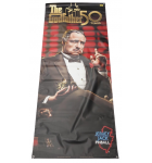 JERSEY JACK THE GODFATHER Original Pinball Machine COLLECTIBLE VINYL DISPLAY BANNER #7523 