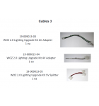 JERSEY JACK WIZARD OF OZ WOZ Pinball Game 2.0 LIGHTING UPGRADE KIT ADAPTERS & SPLITTER (3 pc.) #8349  