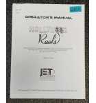 JET HOLLYWOOD REELS Arcade Game OPERATOR'S Manual #6854 