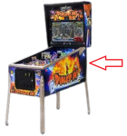 JJP Dialed In Pinball RIGHT SIDE CABINET Decal #61-000007-00 (9968)  