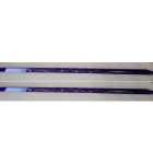 Jersey Jack DIALED IN CE Pinball PURPLE LASER CUT Side Rails #42-007008-07  