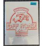 LELAND CORP. IRONMAN IVAN STEWART'S SUPER OFF ROAD Arcade Game OWNER'S MANUAL #6678 