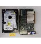 MIDWAY ARCTIC THUNDER Arcade Game HARD DRIVE & UPDATED VIDEO CARD #6896 