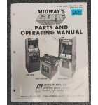 MIDWAY GORF Arcade Game PARTS and OPERATING Manual #6835 