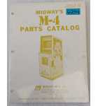 MIDWAY M-4 Arcade Game Parts Catalog #6294