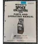 MIDWAY SPACE ENCOUNTERS MINI Arcade Game Parts & Operating Manual #6477