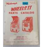 MIDWAY WHEELS II Arcade Game Parts Catalog #6292